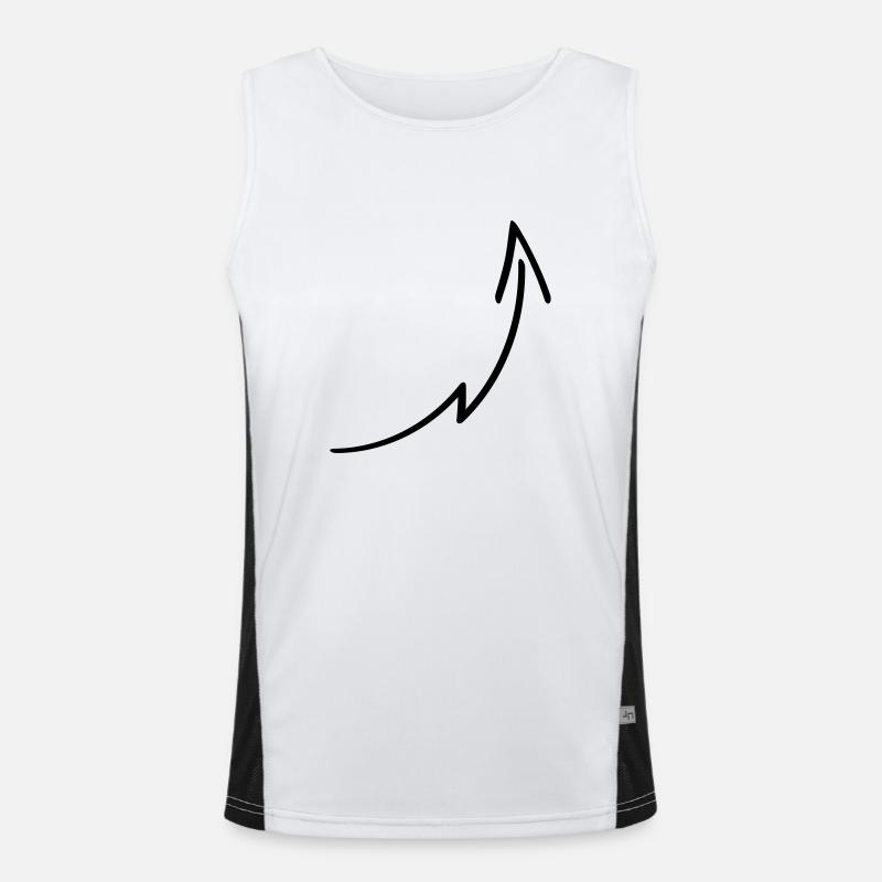 Arrow Design Débardeur respirant contrasté Homme 