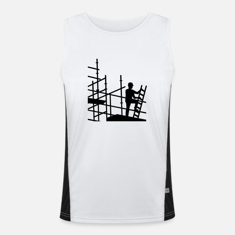 Gerüstbauer Funktionelles Kontrast-Tank Top für Männer 