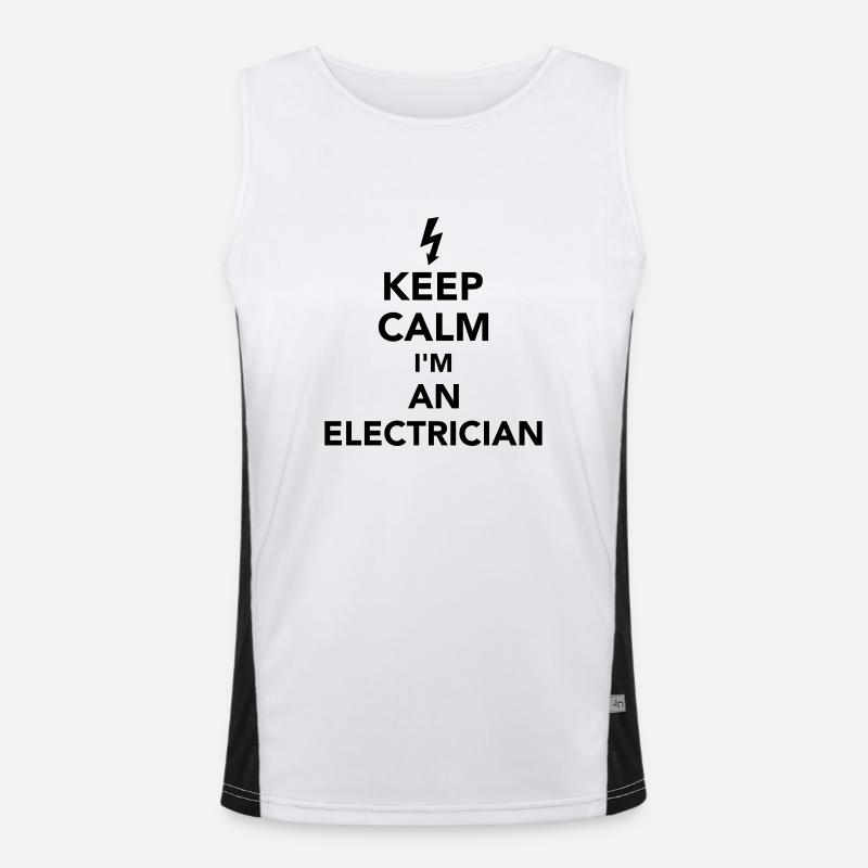 Elektriker Funktionelles Kontrast-Tank Top für Männer 