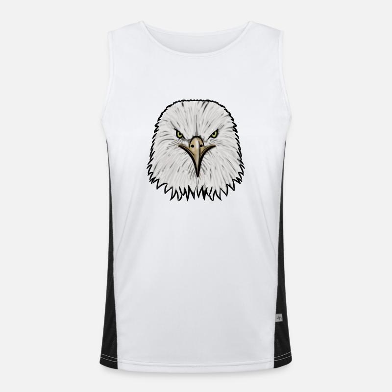 Adler Funktionelles Kontrast-Tank Top für Männer 