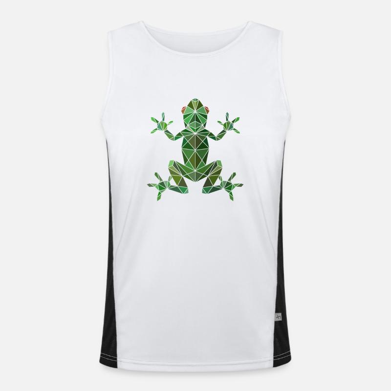 Frosch Funktionelles Kontrast-Tank Top für Männer 