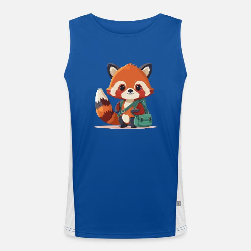 Petit panda roux Débardeur respirant contrasté Homme 