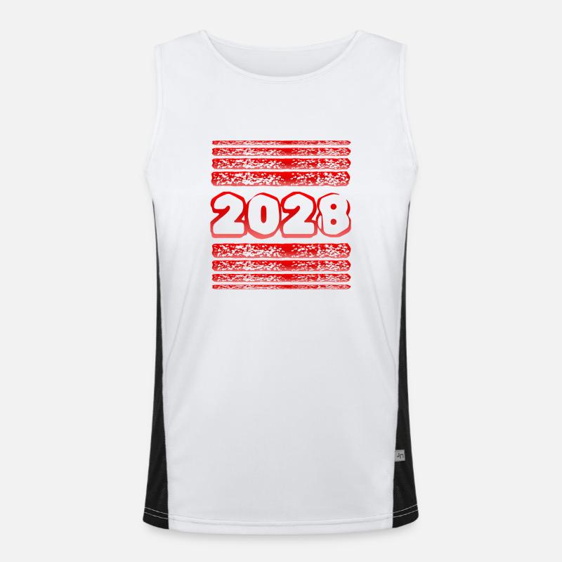 2028 Débardeur respirant contrasté Homme 