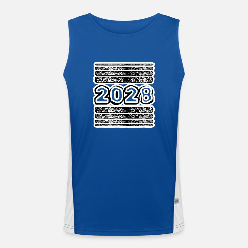 Année 2028 Débardeur respirant contrasté Homme 