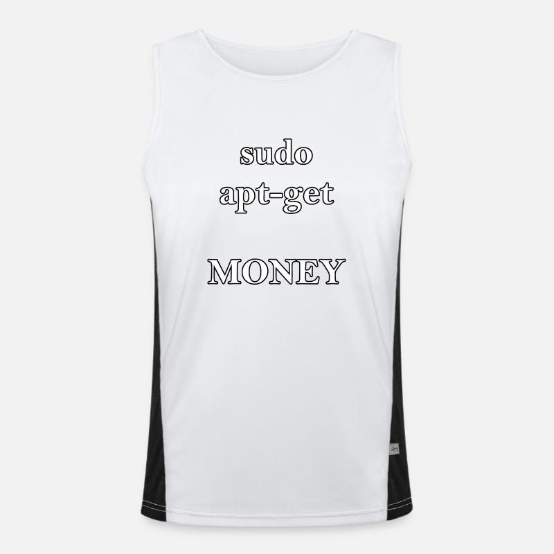 sudo apt GELD holen! Funktionelles Kontrast-Tank Top für Männer 