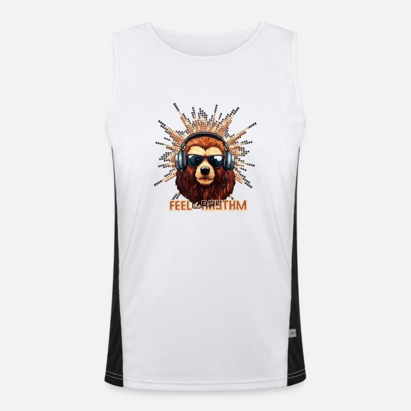 Feel the Rhythm Men's Functional Contrast Tank Top 