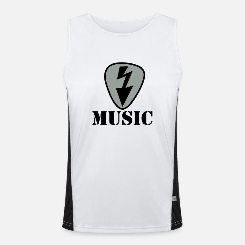 gitarre Funktionelles Kontrast-Tank Top für Männer 
