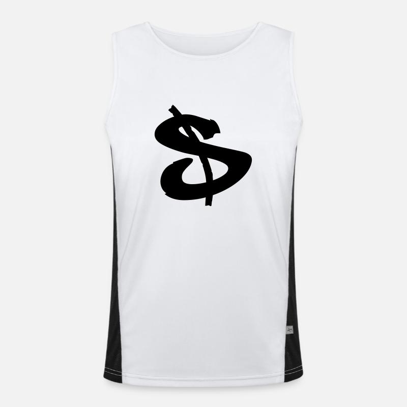 dollar sign Débardeur respirant contrasté Homme 