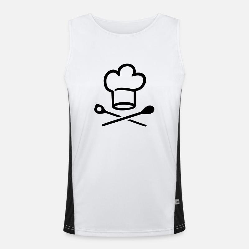 Koch Funktionelles Kontrast-Tank Top für Männer 