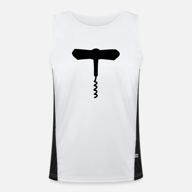 corkscrew Men's Functional Contrast Tank Top 