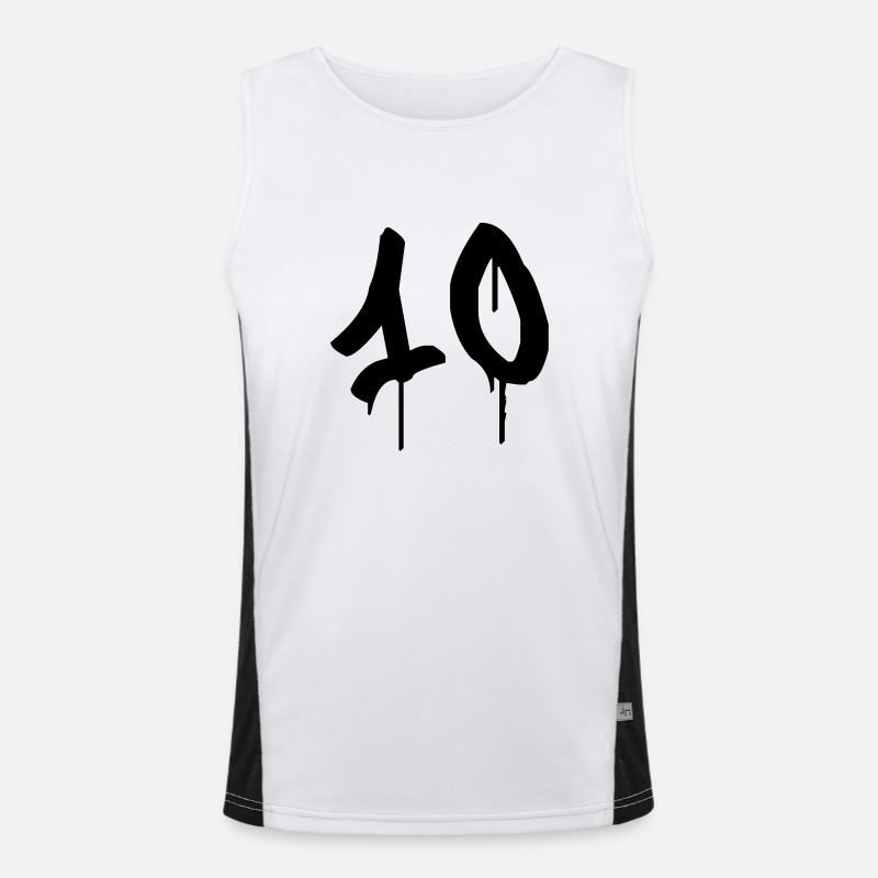 Graffiti: 10 Débardeur respirant contrasté Homme 