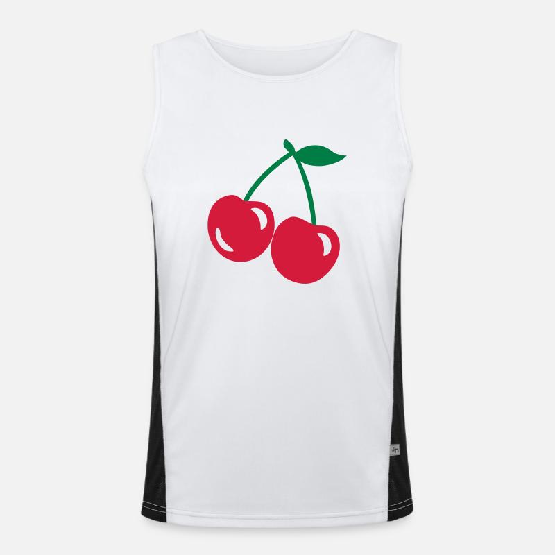 cherry Men's Functional Contrast Tank Top 