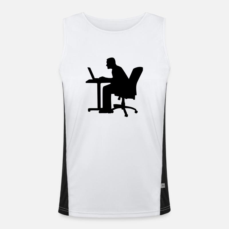 Computer Men's Functional Contrast Tank Top 