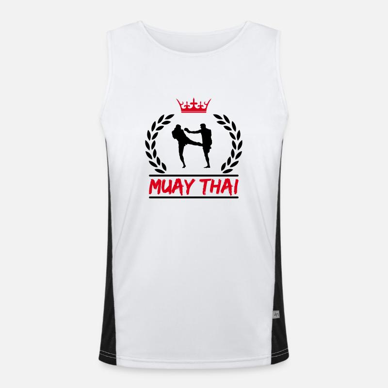 muay thai Funktionelles Kontrast-Tank Top für Männer 