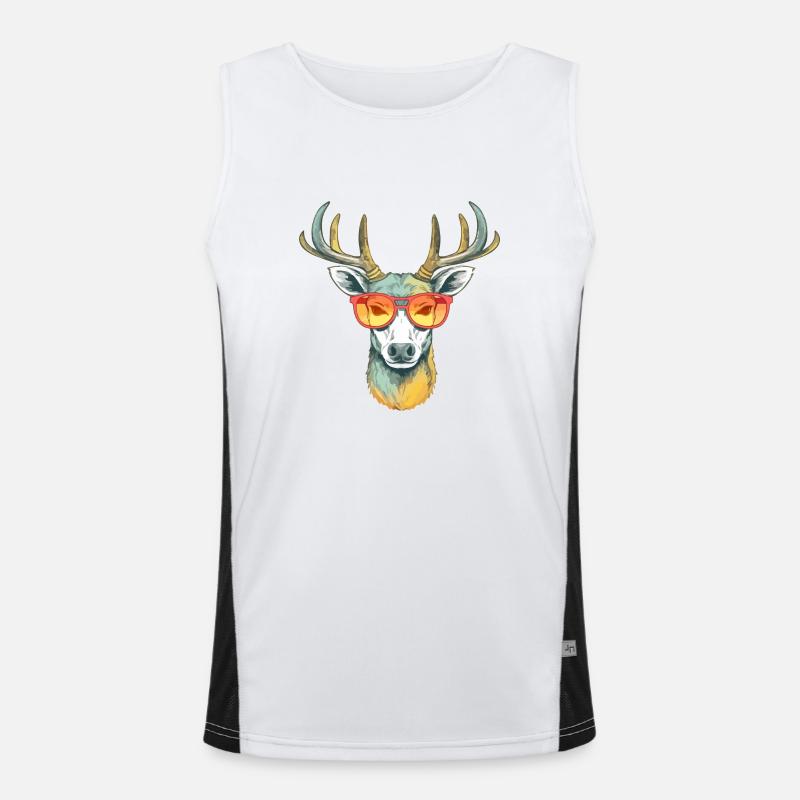 Eti het brilhert Functionele contrasterende tanktop voor mannen 