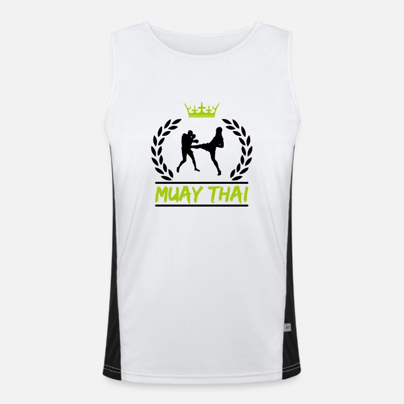 muay thai Funktionelles Kontrast-Tank Top für Männer 