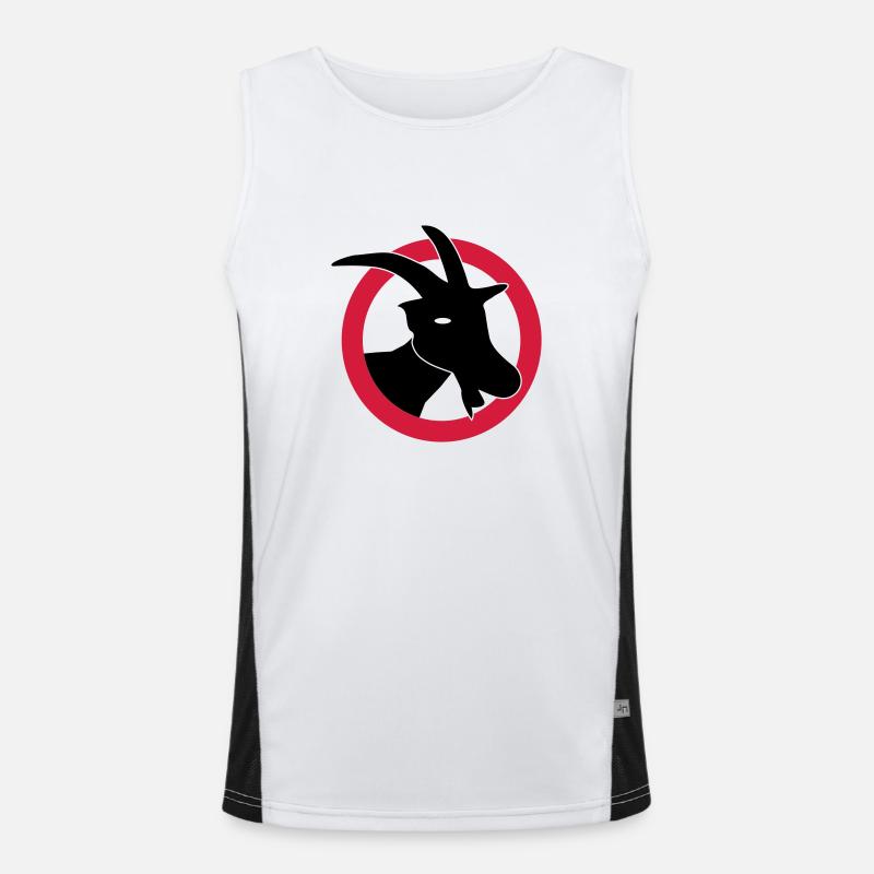 Attention goats Men's Functional Contrast Tank Top 
