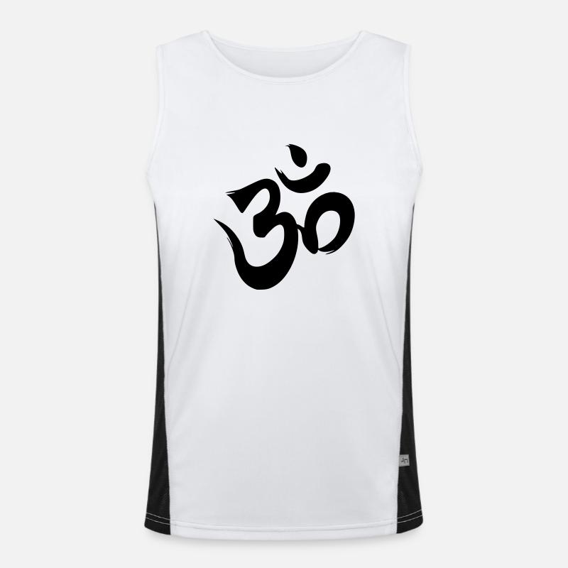 Om Aum Symbol Débardeur respirant contrasté Homme 