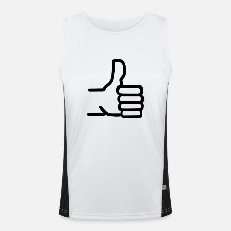 Thumbs up Men's Functional Contrast Tank Top 