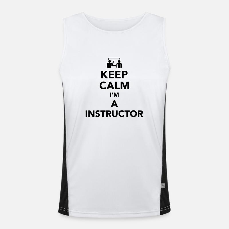 Ausbilder Funktionelles Kontrast-Tank Top für Männer 