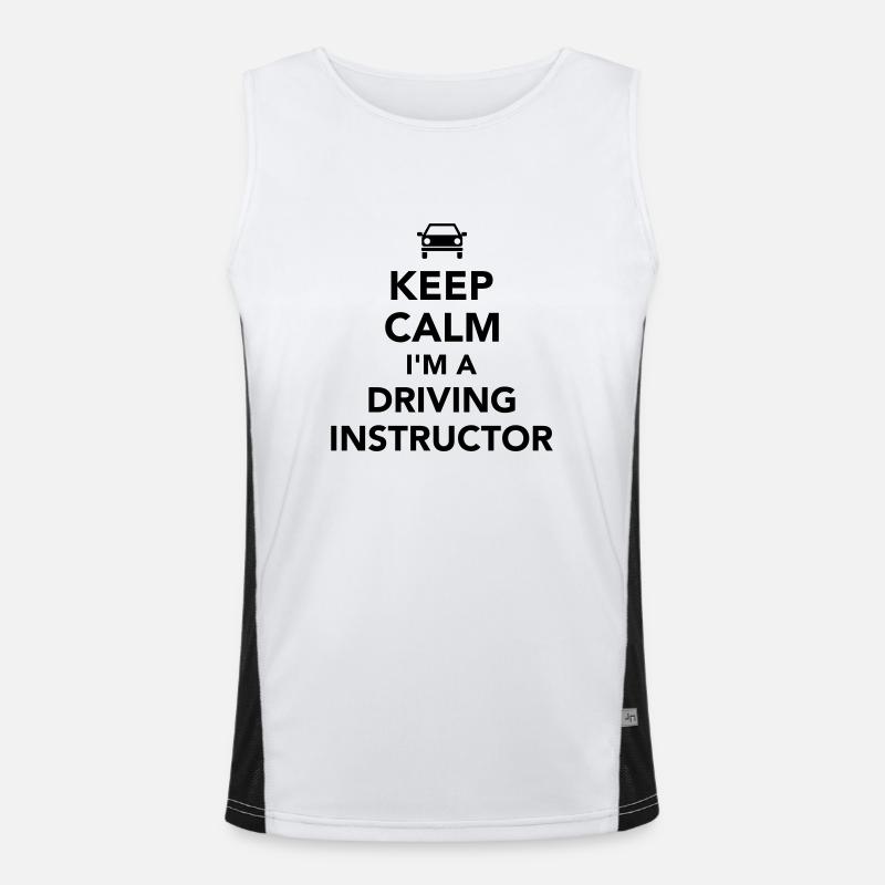 Driving instructor Men's Functional Contrast Tank Top 
