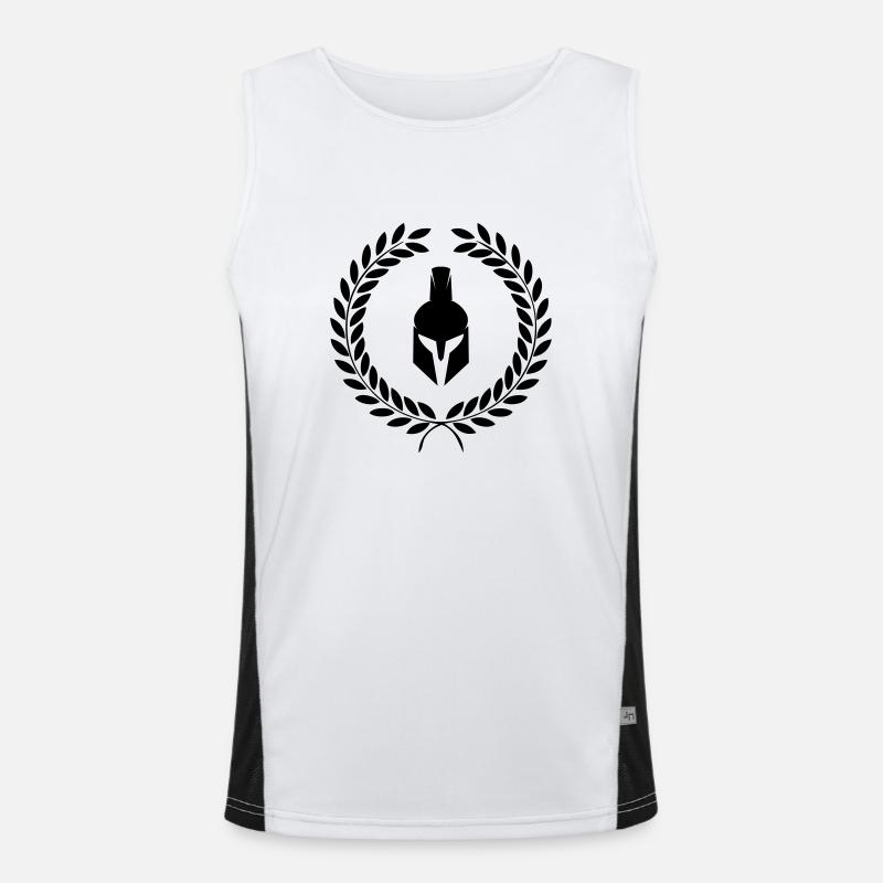 spartaner Funktionelles Kontrast-Tank Top für Männer 