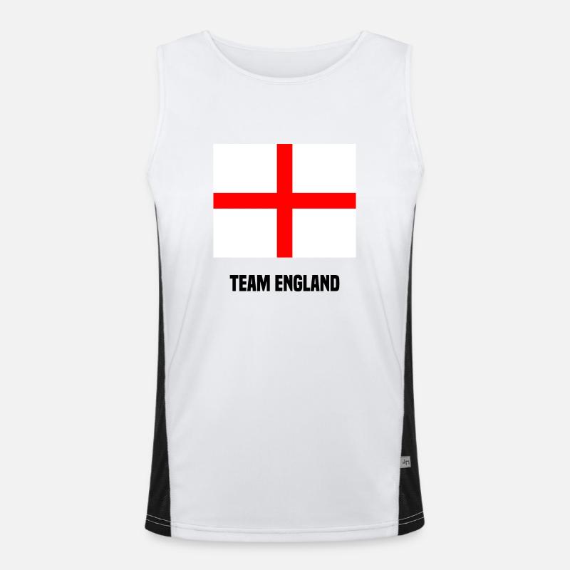 Team England Men's Functional Contrast Tank Top 