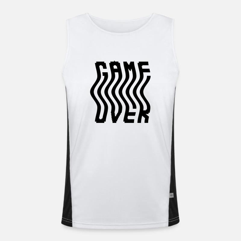 Game Over | Couleur changeable Débardeur respirant contrasté Homme 