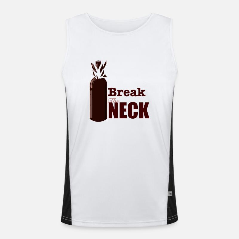 BottleNeck Funktionelles Kontrast-Tank Top für Männer 
