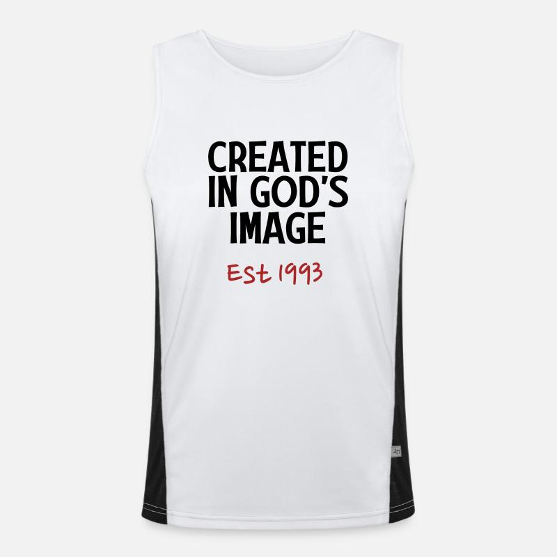 Created in God's Image Est 1993 Men's Functional Contrast Tank Top 