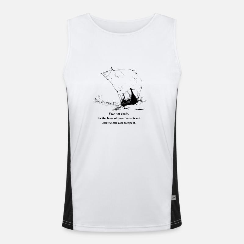 Viking doom Funktionelles Kontrast-Tank Top für Männer 