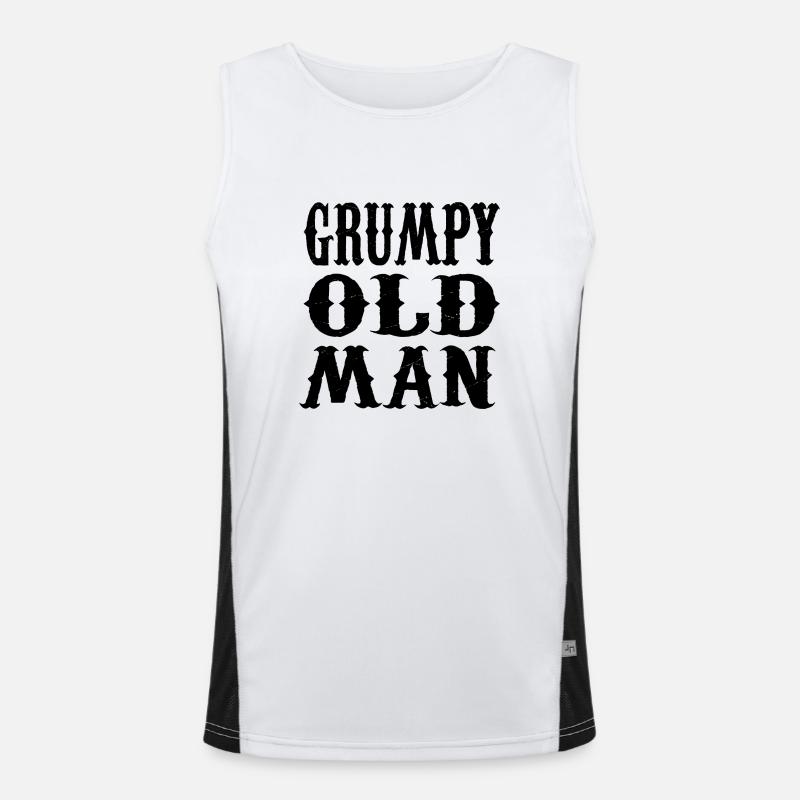 GRUMPY OLD MAN Men's Functional Contrast Tank Top 