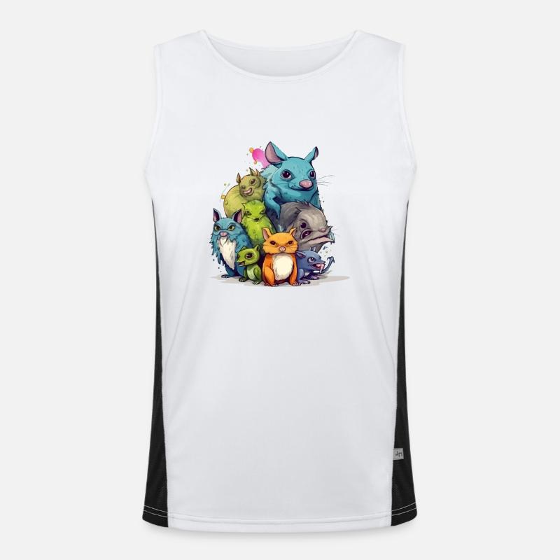 Streums n°2 Men's Functional Contrast Tank Top 