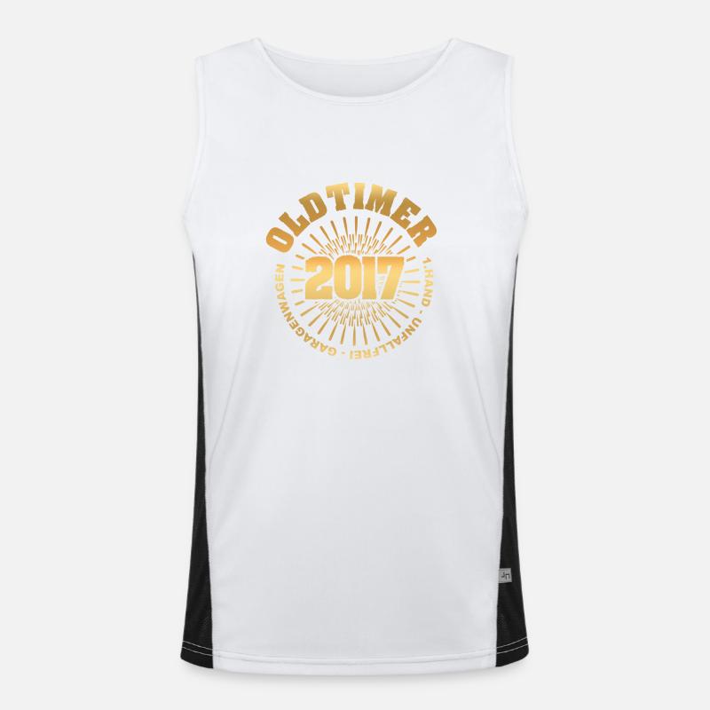 Idea de regalo 2017 Camiseta funcional de tirantes en contraste para hombre 
