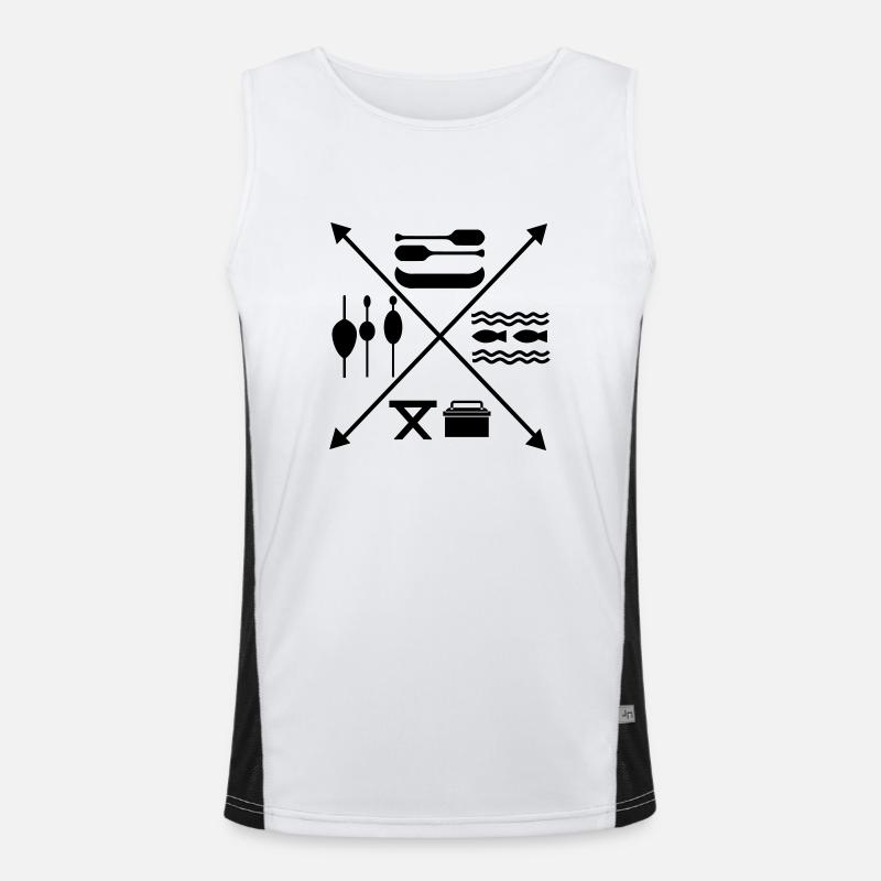 Angling Men's Functional Contrast Tank Top 