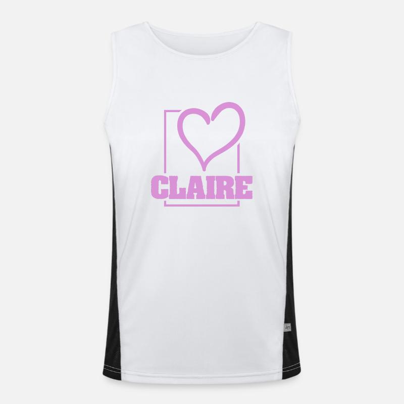 Cadeau pour Claire Débardeur respirant contrasté Homme 