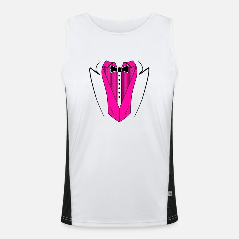 anzug 02 Funktionelles Kontrast-Tank Top für Männer 