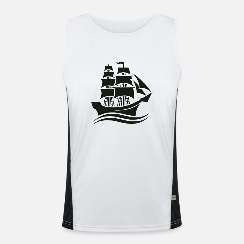ship Men's Functional Contrast Tank Top 