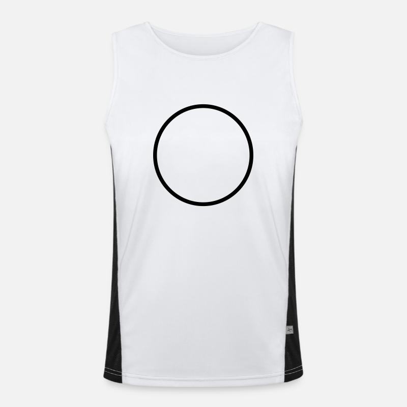 circle Men's Functional Contrast Tank Top 