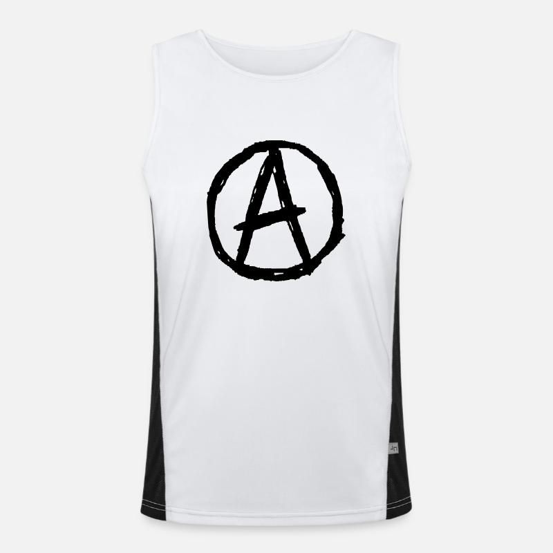Punk Funktionelles Kontrast-Tank Top für Männer 