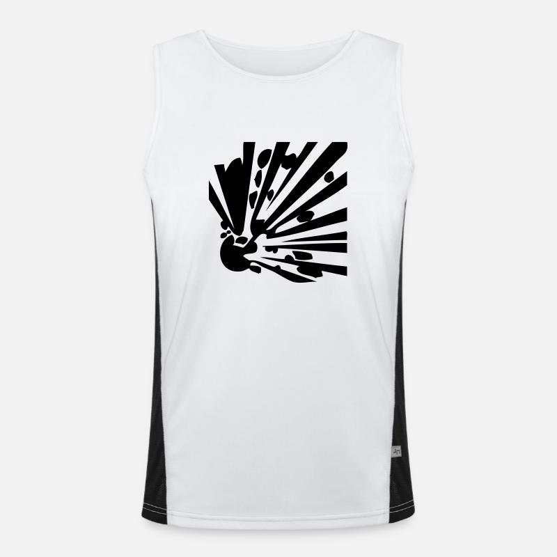 Explosive Men's Functional Contrast Tank Top 