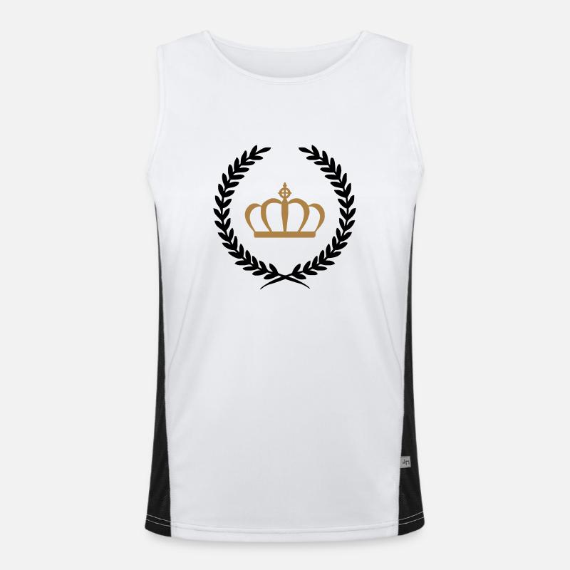 crown Men's Functional Contrast Tank Top 