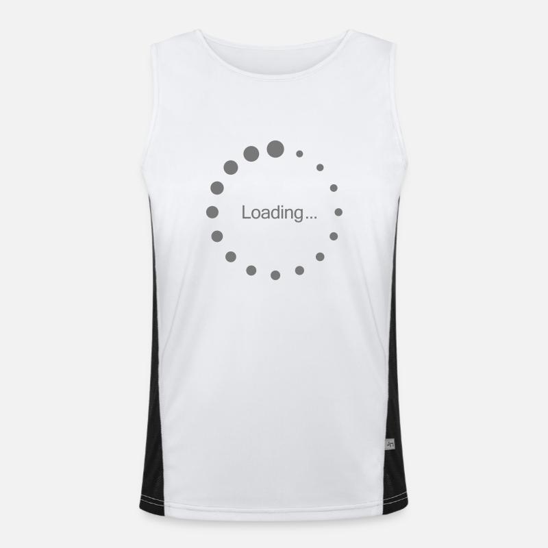 loading_circle Funktionelles Kontrast-Tank Top für Männer 