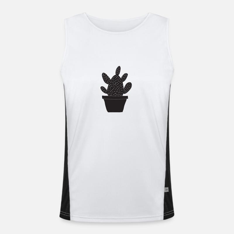 CACTUS Men's Functional Contrast Tank Top 