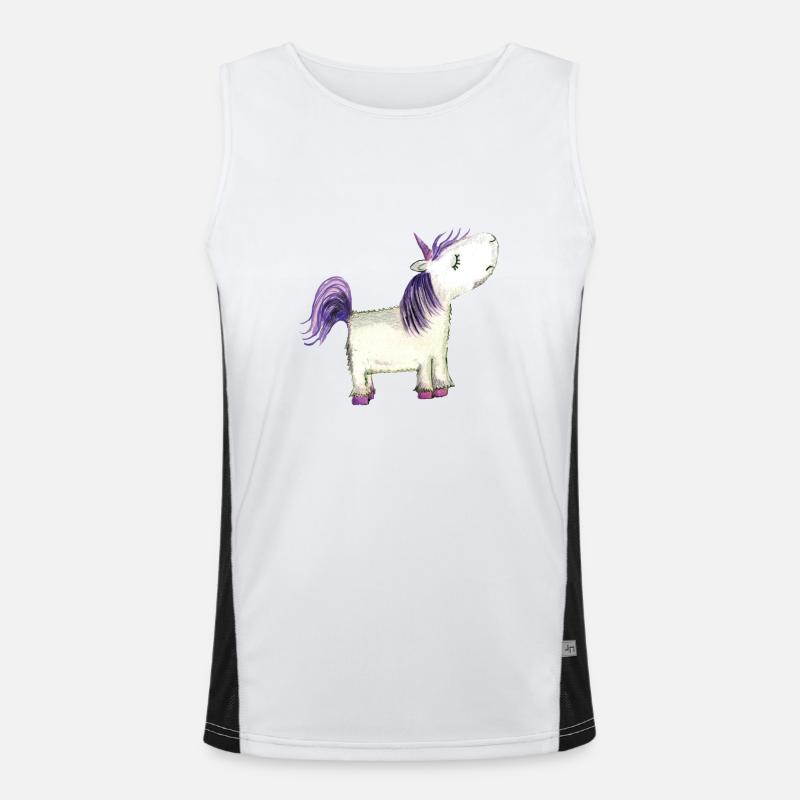 Licorne offensée Débardeur respirant contrasté Homme 