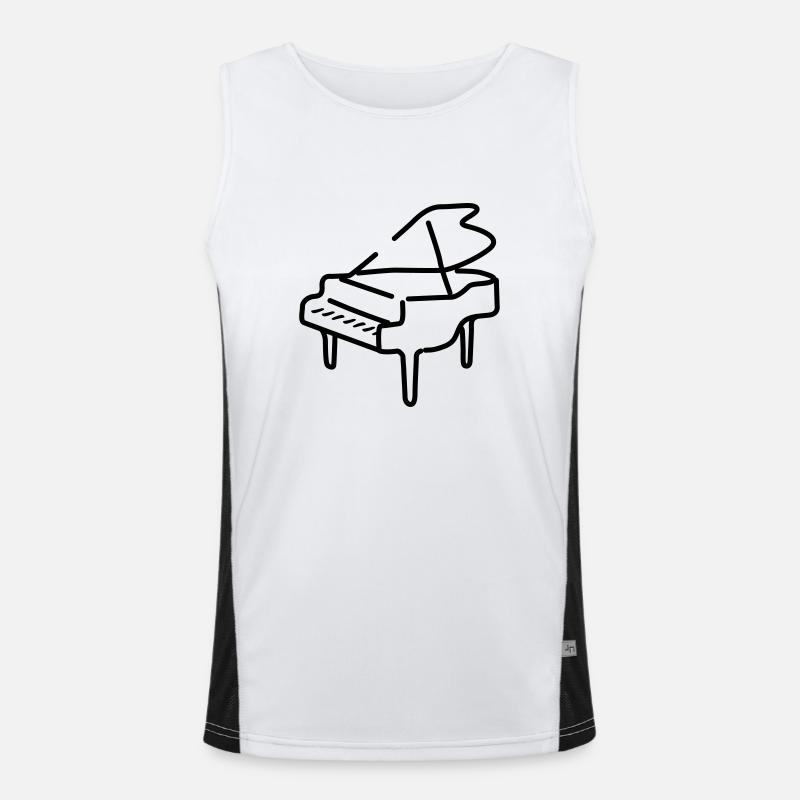 piano Débardeur respirant contrasté Homme 