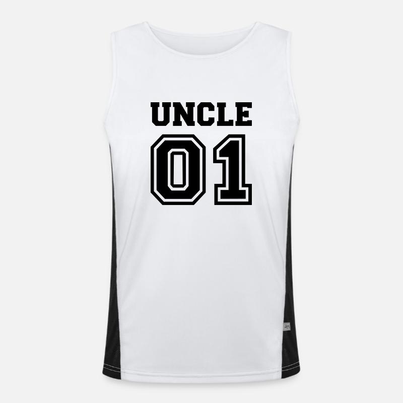 Onkel Funktionelles Kontrast-Tank Top für Männer 