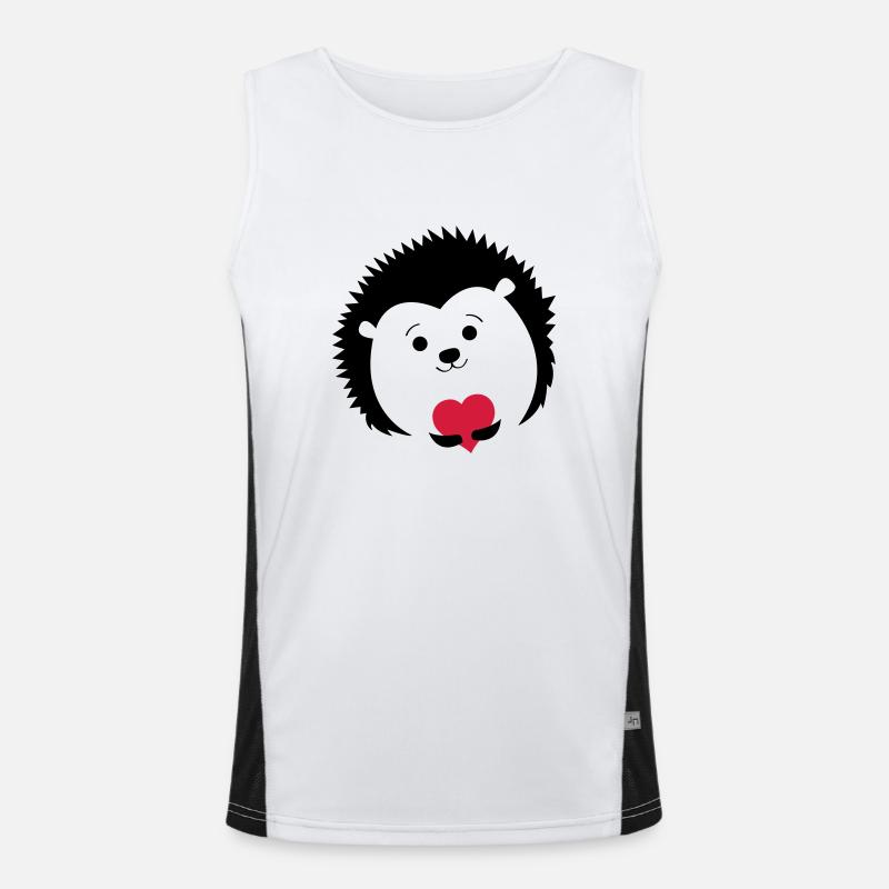 suesser_igel Funktionelles Kontrast-Tank Top für Männer 