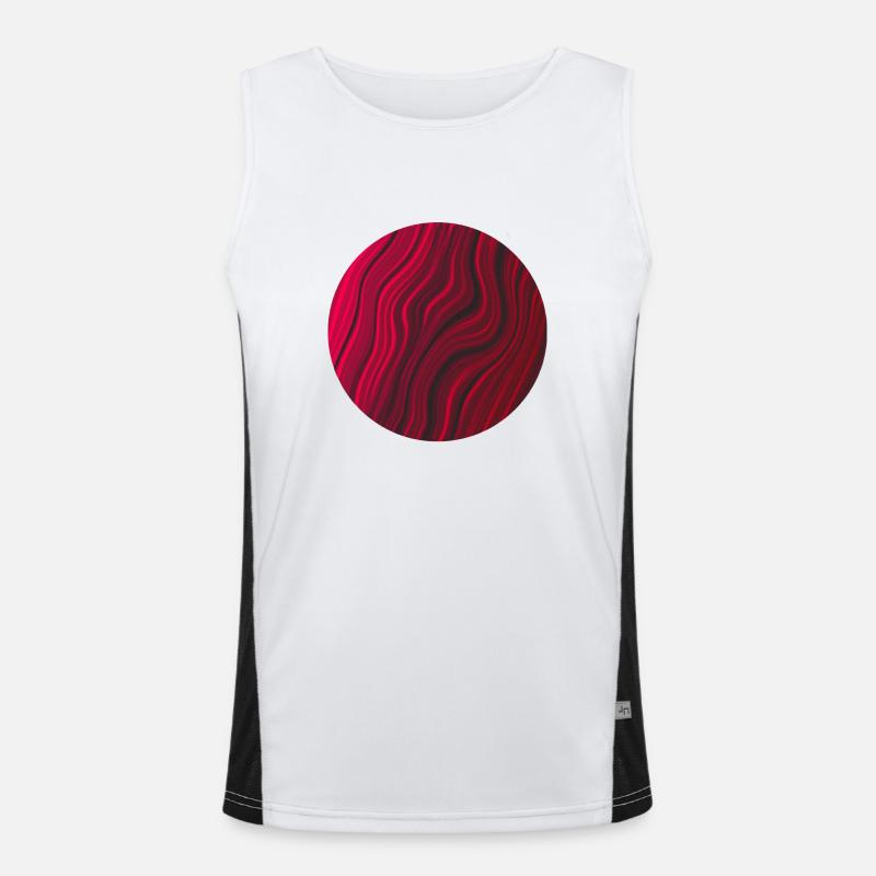 Red Planet Men's Functional Contrast Tank Top 