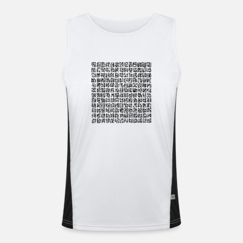 Glyphs Men's Functional Contrast Tank Top 